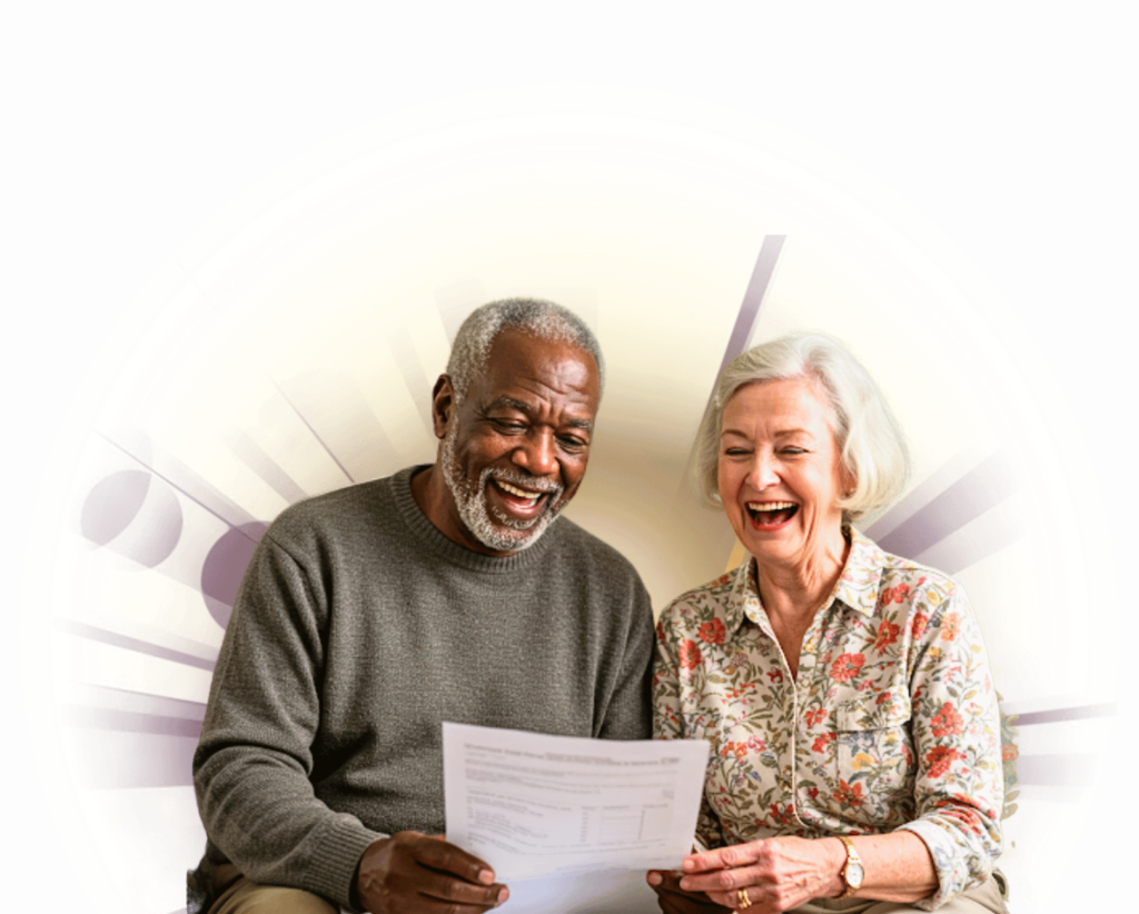 OLD COUPLE HAPPY ABOUT DENCY INVESTMENTS ANNUITY IN WASHINGTON STATE